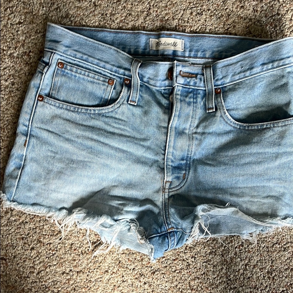 Madewell Women's Light Blue Denim Shorts